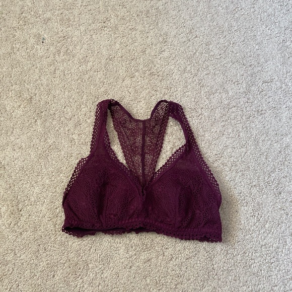 Maroon Lace Bralette from Victoria’s Secret - Picture 2 of 3